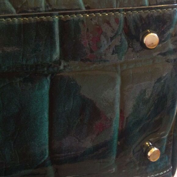 Kate Spade forest green patent leather shoulder bag purse, with bow - Picture 12 of 12